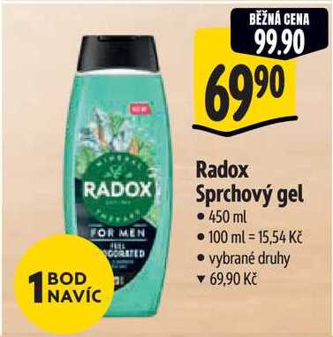Radox Sprchový gel, 450 ml Albert