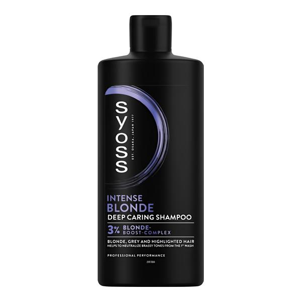 Syoss šampon Intense Blonde pro blond, šedivé a melírované vlasy Košík.cz
