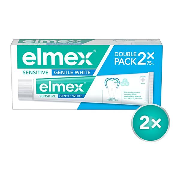 Elmex Sensitive whitening zubní pasta 2x75ml Košík.cz
