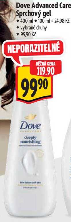 Dove Advanced Care Sprchový gel, 400 ml Albert