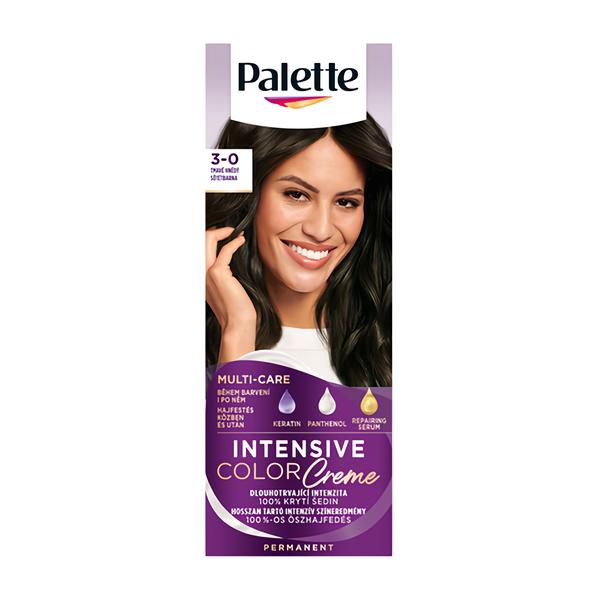 Schwarzkopf Palette Intensive Color Creme permanentní barva na vlasy 3-0 Tmavě hnědý Košík.cz