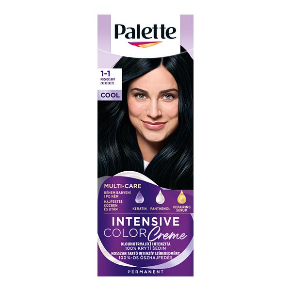 Schwarzkopf Palette Intensive Color Creme permanentní barva na vlasy 1-1 Modročerný