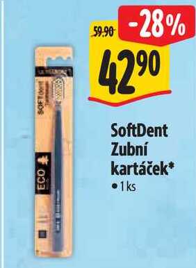 SoftDent Zubní kartáček, 1 ks Albert
