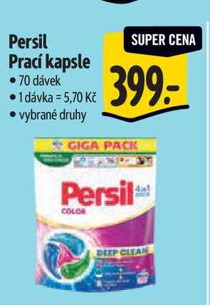 Persil Prací kapsle, 70 dávek Albert