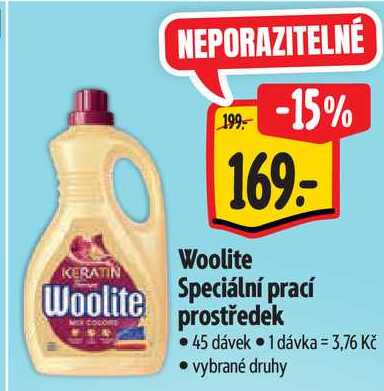 Woolite Speciální prací prostředek, 45 dávek