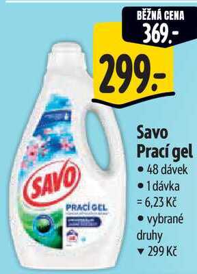 Savo Prací gel, 48 dávek Albert
