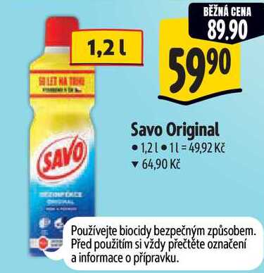 Savo Original, 1,2 l Albert