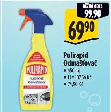 Pulirapid Odmašťovač, 650 ml Albert