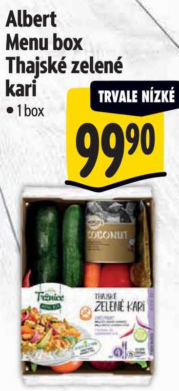Albert Menu box Thajské zelené kari