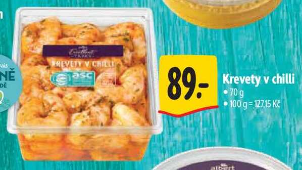 Krevety v chilli, 70 g 