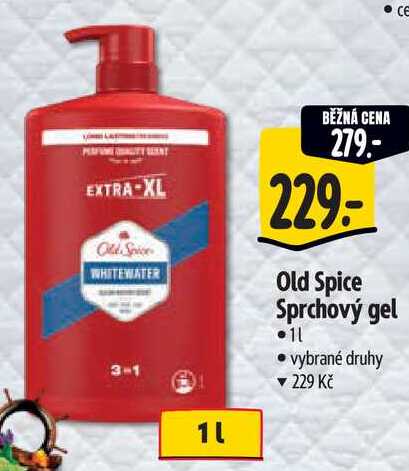 Old Spice Sprchový gel, 1 l Albert