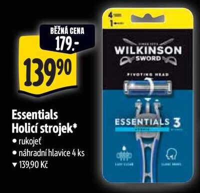 Essentials Holicí strojek Albert