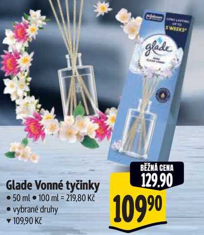 Glade Vonné tyčinky, 50 ml Albert