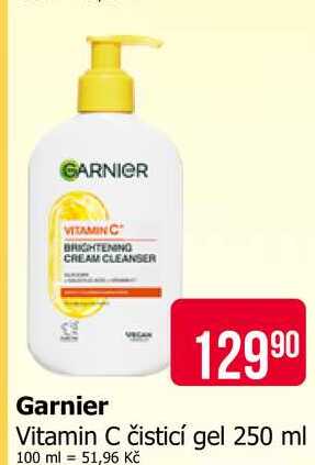 Garnier Vitamin C čisticí gel 250 ml Teta drogerie
