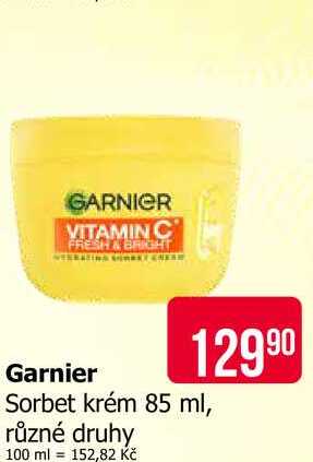 Garnier Sorbet krém 85 ml, různé druhy Teta drogerie