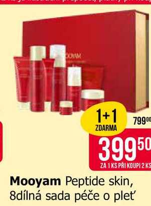 Mooyam Peptide skin, 8dílná sada péče o pleť Teta drogerie