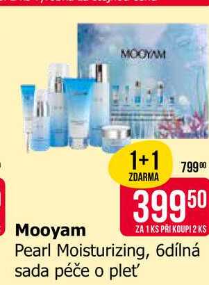 MOOYAM Pearl Moisturizing, 6dílná sada péče o pleť Teta drogerie