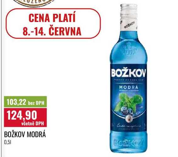 BOŽKOV MODRÁ 0,51