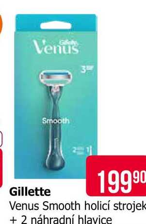 Venus Smooth holicí strojek + 2 náhradní hlavice Teta drogerie
