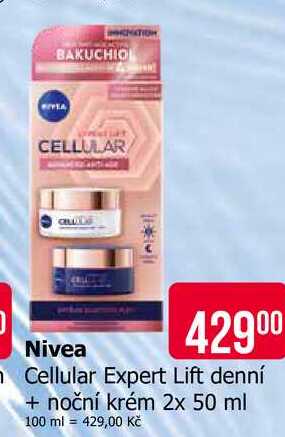 Nivea Cellular Expert Lift denní + noční krém 2x 50 ml 