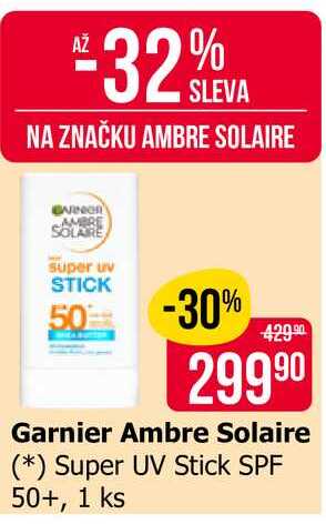 Garnier Ambre Solaire Super UV Stick SPF 50+, 1 ks Teta drogerie