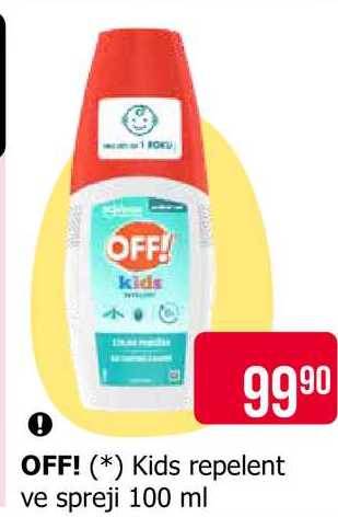OFF! Kids repelent ve spreji 100 ml Teta drogerie