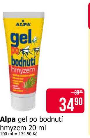 Alpa gel po bodnutí hmyzem 20 ml 