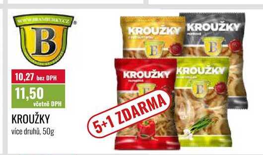 KROUŽKY více druhů, 50g