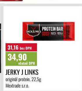 JERKY J LINKS originál protein, 22,5g  