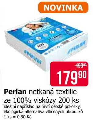 Perlan netkaná textilie ze 100% viskózy 200 ks 
