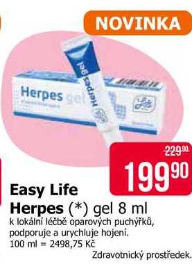 Herpes gel 8 ml Teta drogerie