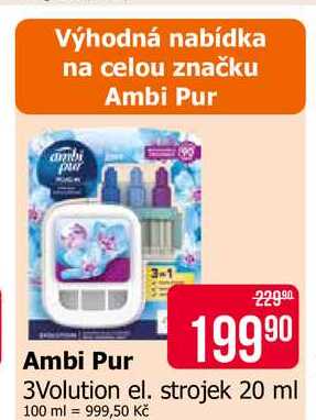 Ambi Pur 3Volution el. strojek 20 ml Teta drogerie