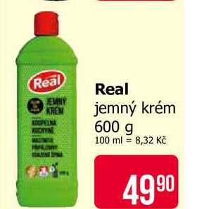 Real jemný krém 600 g 