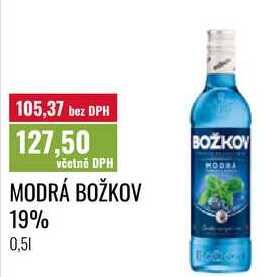 MODRÁ BOŽKOV 19% 0,51
