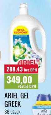 ARIEL GEL GREEK 86 dávek Ratio