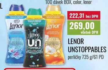 LENOR UNSTOPPABLES, perličky 735 g/61 PD Ratio