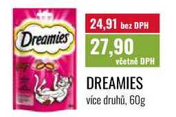 DREAMIES více druhů, 60g 
