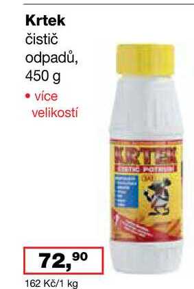 Krtek 450 g Ráj drogerie