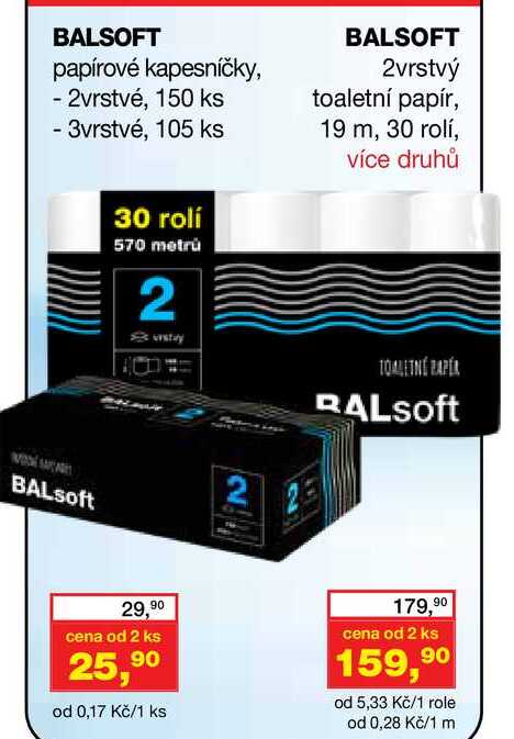 BALSOFT 30 rolí Ráj drogerie