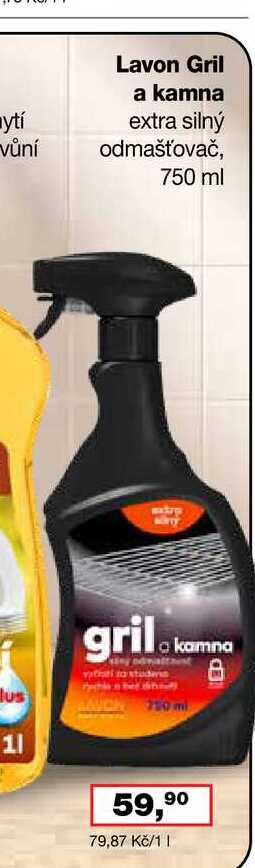 Lavon Gril a kamna 750 ml Ráj drogerie