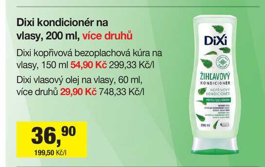 Dixi kondicionér na vlasy, 200 ml