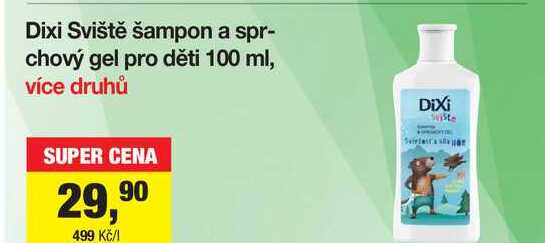 Dixi Sviště šampon a sprchový gel pro děti 100 ml Šlak
