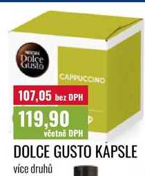 DOLCE GUSTO KAPSLE vice druhů  