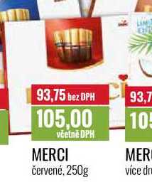 MERCI červené, 250g