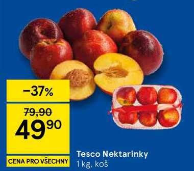 Tesco Nektarinky koš, 1 kg