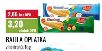 BALILA OPLATKA více druhů, 18g 