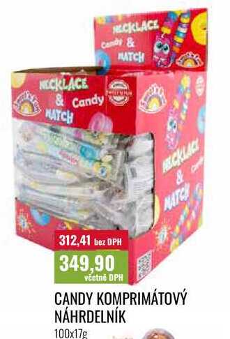 CANDY KOMPRIMÁTOVÝ NÁHRDELNÍK 100x17g 46 