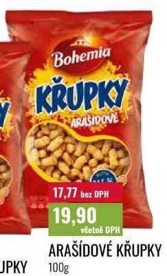 ARAŠÍDOVÉ KŘUPKY 100g