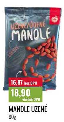 MANDLE UZENÉ 60g  