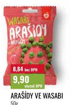 ARAŠÍDY VE WASABI 50g